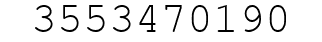 Number 3553470190.