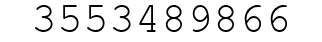 Number 3553489866.