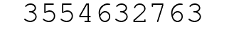 Number 3554632763.