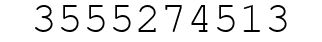 Number 3555274513.