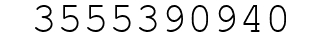 Number 3555390940.