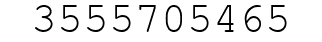 Number 3555705465.