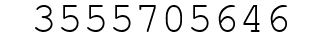 Number 3555705646.