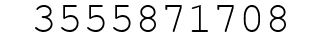 Number 3555871708.