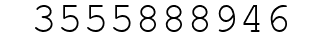 Number 3555888946.