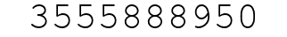 Number 3555888950.