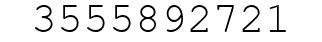 Number 3555892721.
