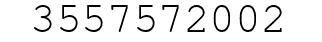 Number 3557572002.