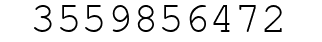Number 3559856472.