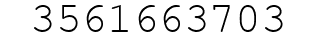 Number 3561663703.