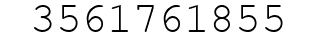 Number 3561761855.