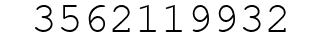 Number 3562119932.