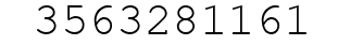 Number 3563281161.