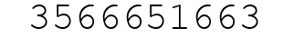 Number 3566651663.