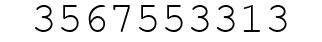 Number 3567553313.
