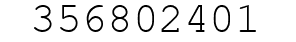 Number 356802401.
