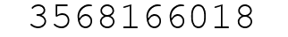 Number 3568166018.
