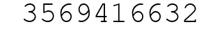 Number 3569416632.