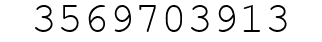 Number 3569703913.