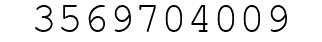 Number 3569704009.