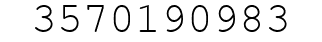 Number 3570190983.