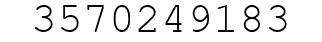 Number 3570249183.