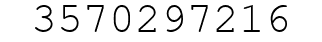 Number 3570297216.