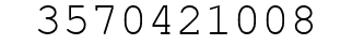 Number 3570421008.