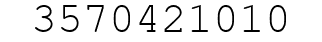 Number 3570421010.