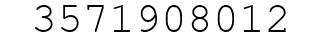 Number 3571908012.