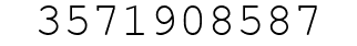 Number 3571908587.