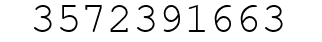 Number 3572391663.
