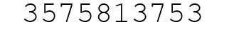 Number 3575813753.