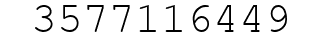 Number 3577116449.