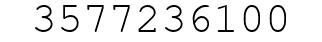Number 3577236100.