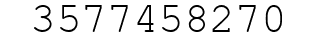 Number 3577458270.
