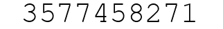 Number 3577458271.