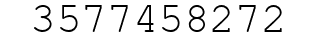 Number 3577458272.