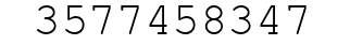 Number 3577458347.