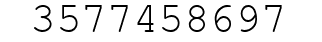Number 3577458697.