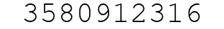 Number 3580912316.