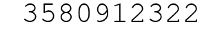 Number 3580912322.