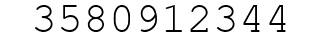 Number 3580912344.