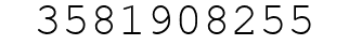 Number 3581908255.