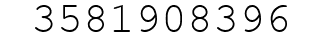 Number 3581908396.