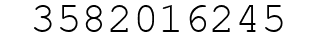 Number 3582016245.