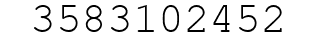 Number 3583102452.