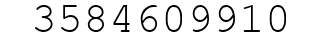Number 3584609910.