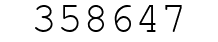 Number 358647.