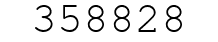 Number 358828.